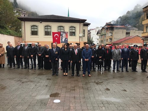 İlçemizde 10 KASIM Atatürk'ü Anma Programı Düzenlendi